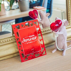 Personalisierte Karte „Meine Liebe“