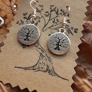 Tree of Life Healing Earrings, Nature Jewellery, Woodland Jewellery, Tree Jewellery, Forest Jewellery, Tree of Life Jewellery, Tree of Life