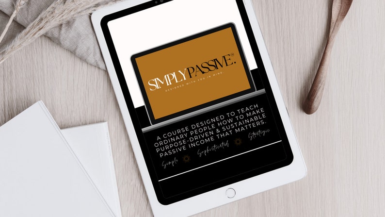 Simply Passive Digital Marketing Course With Master Resell Rights - Etsy