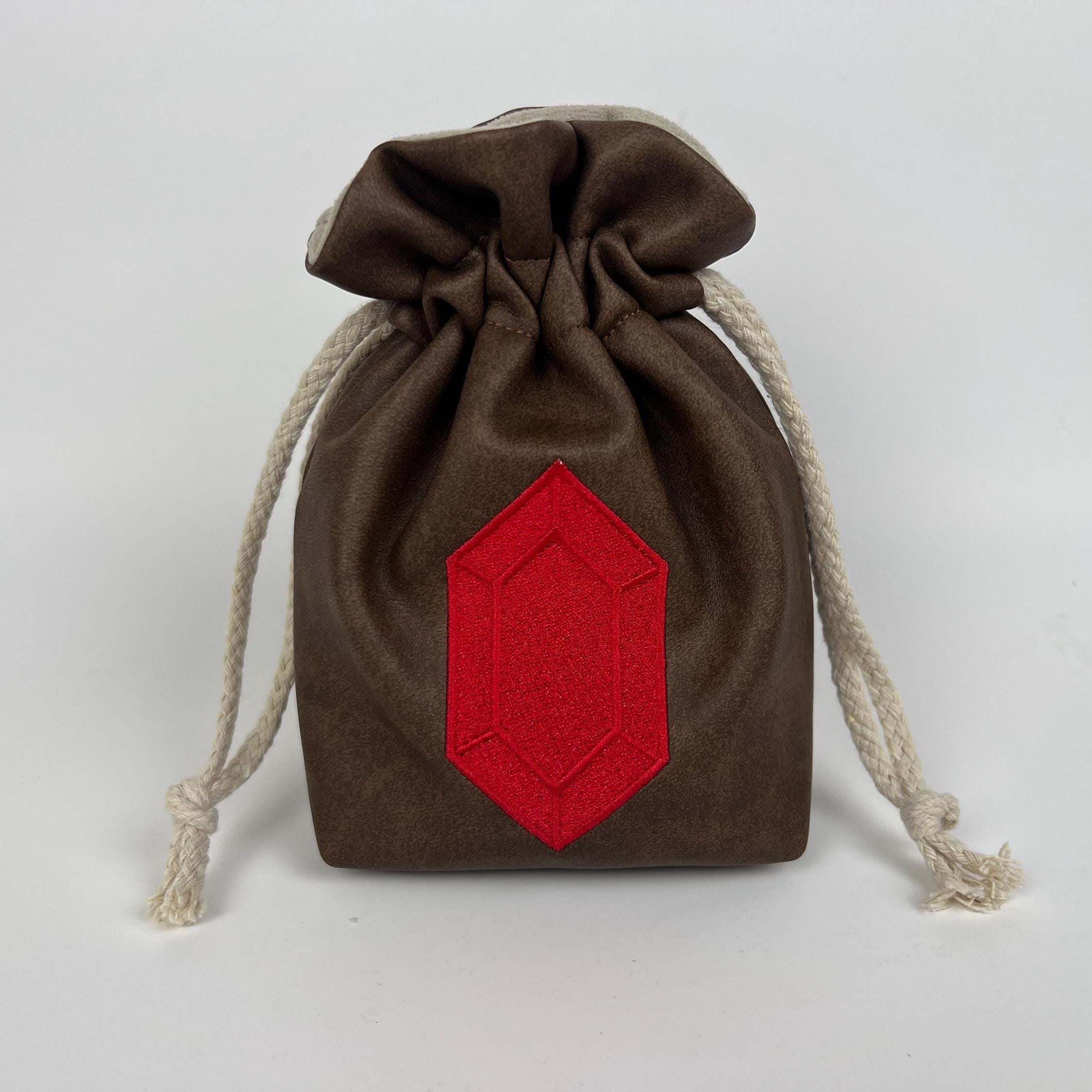 Note Ruee Gift 1 Fabric Lined Embroidered Rupee Bag Pouch Wallet With Rupees Legend of ...