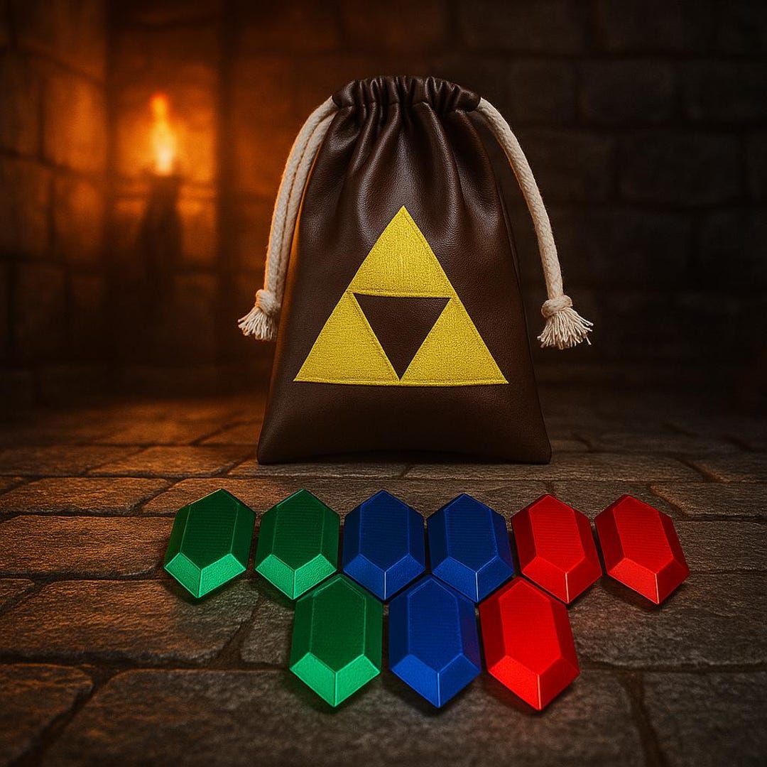Portafoglio A Pochette The Legend Of Zelda – Tri-Force Dorato – Colore Nero – Portamonte E Accessorio Gamer - 2