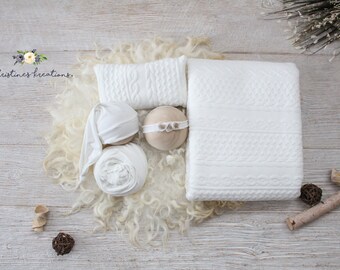 Ivory Photography props, Organic props, Newborn photo props, Wool designs, Wool basket stuffers, Coordinated props, Cream props, Ivory props