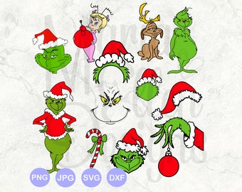 Grinch Svg Etsy
