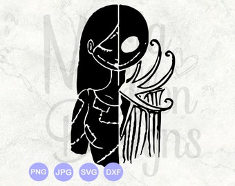 Download Free Jack Sally Svg Etsy SVG Cut Files