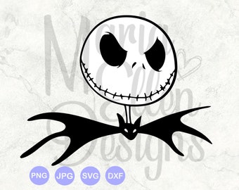 Download Free Jack Skellington Svg Etsy SVG DXF Cut File