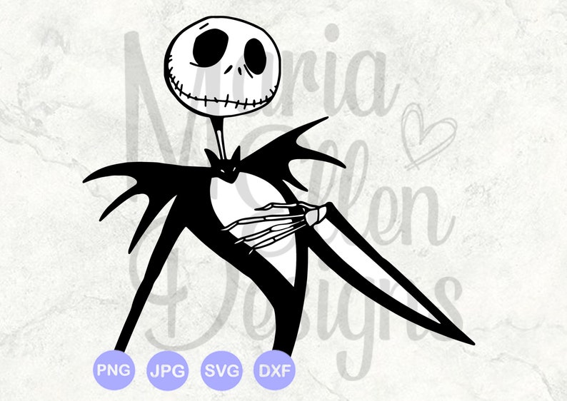 Download Jack Skellington svg Jack Skellington face svg Nightmare | Etsy