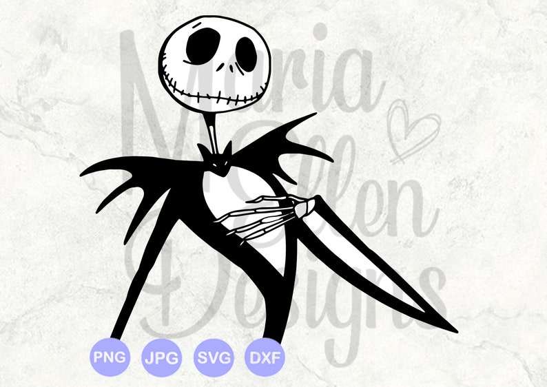 Jack Skellington svg Jack Skellington face svg Nightmare | Etsy