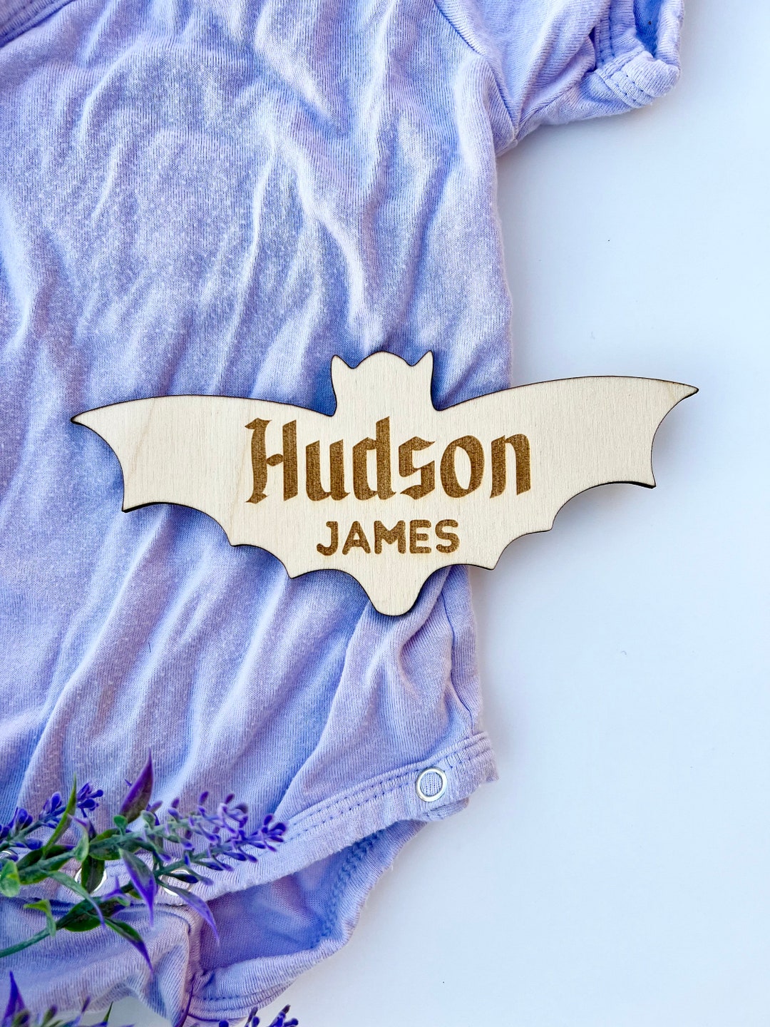 Bat Baby Name Disc Baby Birth Announcement Unique Pregnancy
