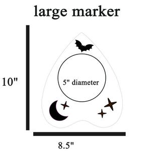 Marcadores de hitos mensuales para bebés con planchette Ouija / Discos de hitos góticos / Accesorio fotográfico espeluznante para bebés / Discos de hitos mensuales para bebés imagen 8
