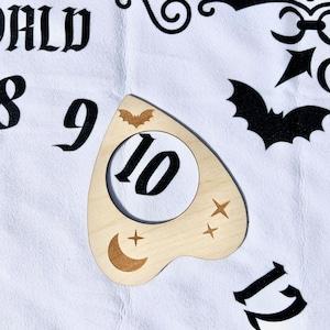Ouija Planchette Baby Monthly Milestone Markers | Goth Milestone discs | Spooky Baby Photo Prop | Monthly Milestone Discs for Baby