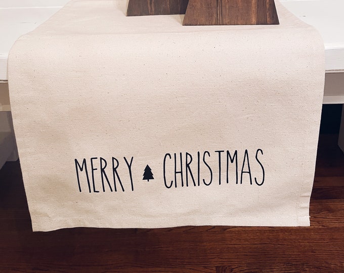 Merry Christmas Table Runner