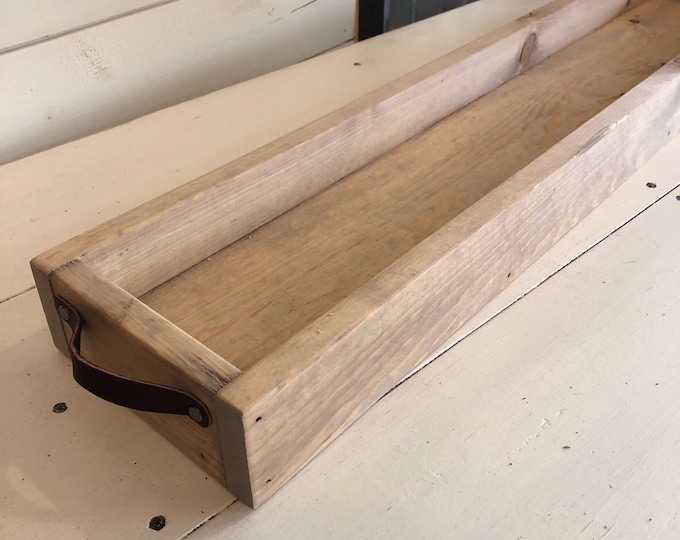 Wood Table Trough, Wood Tray, Decorative Tray, Table Trough