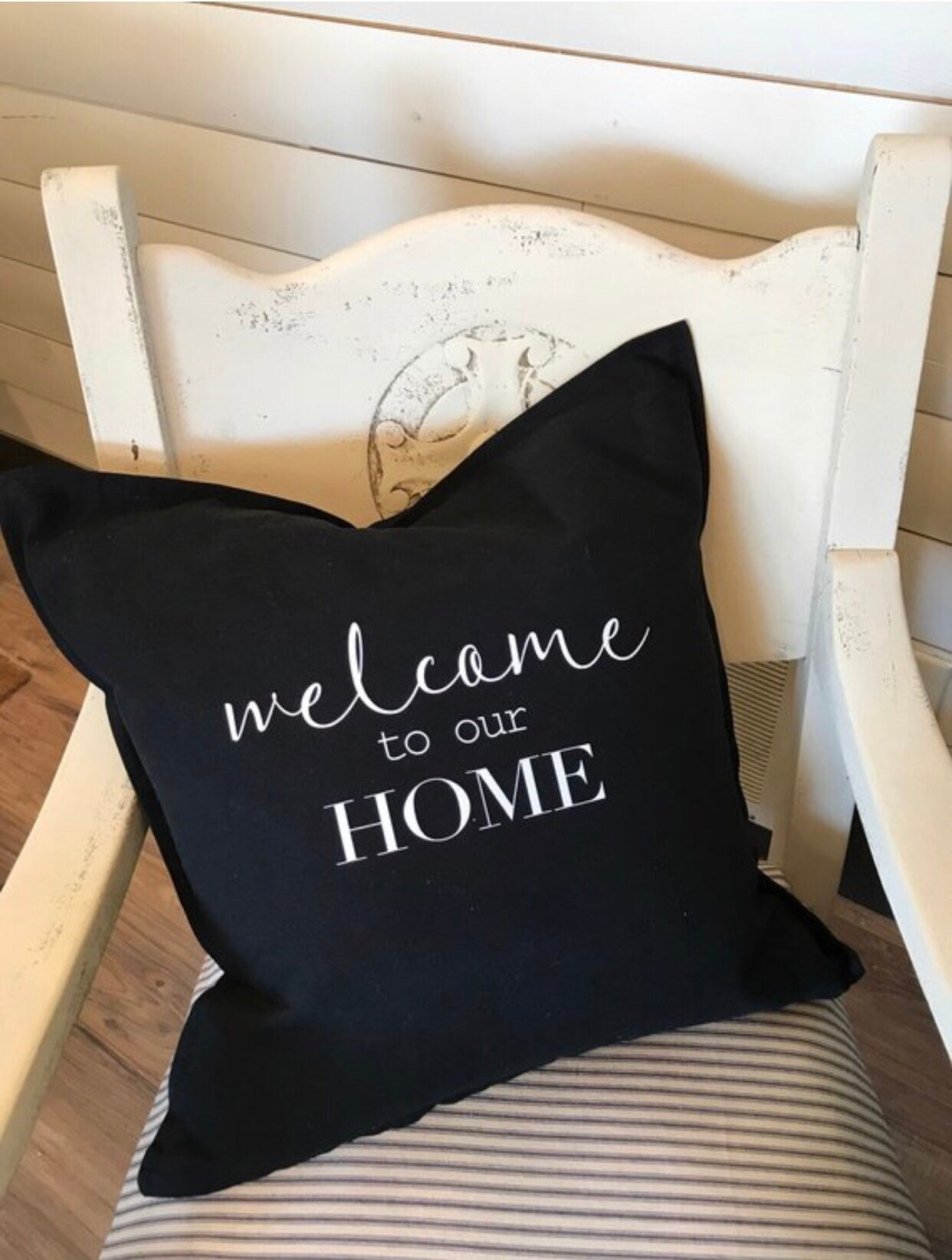 to our home throw pillow, Decorative pillow, Pillow cover