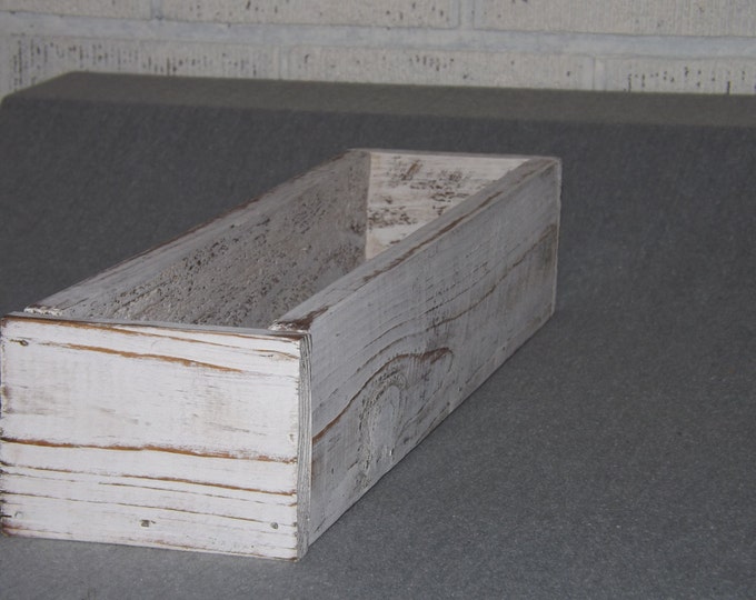 Wood tray/Herb planter/Trough/Wood Planter box/Table Centerpiece/Organizer/Table trough/Wedding centerpiece/Succulent planter