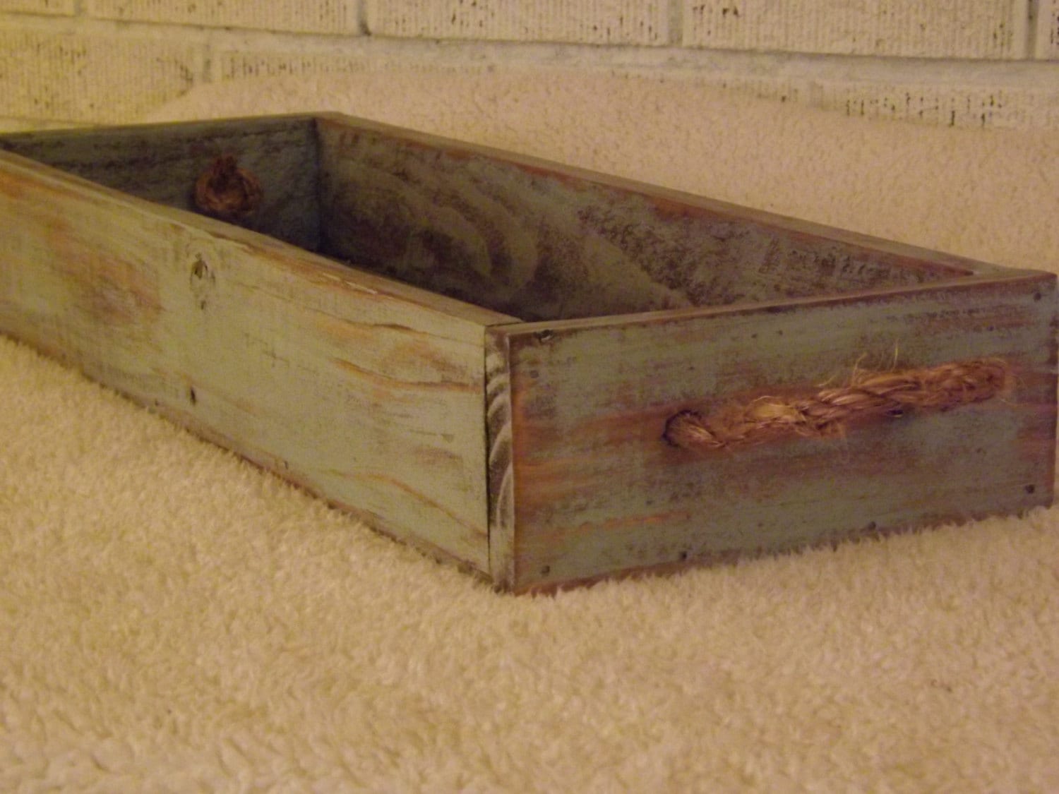 Wood planter/centerpiece/indoor/outdoor/table tray/serving tray/table