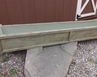 Distressed cedar window box/Wood planter box