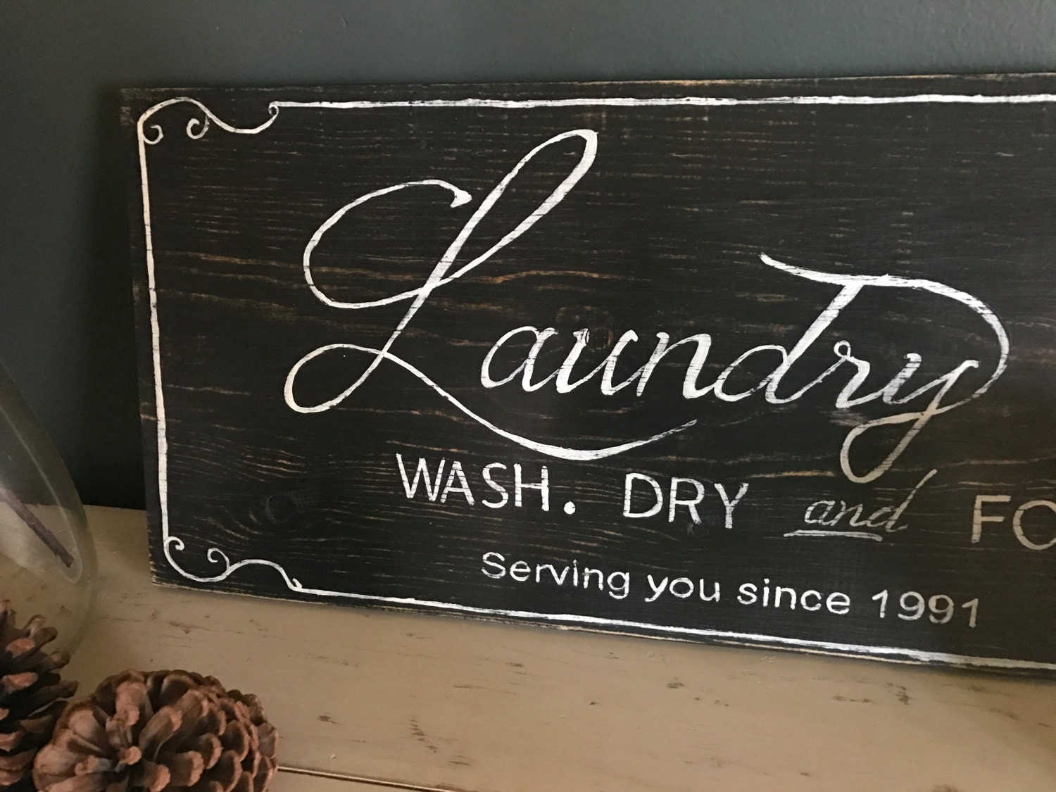 Wood Laundry sign/Laundry sign/Wood sign