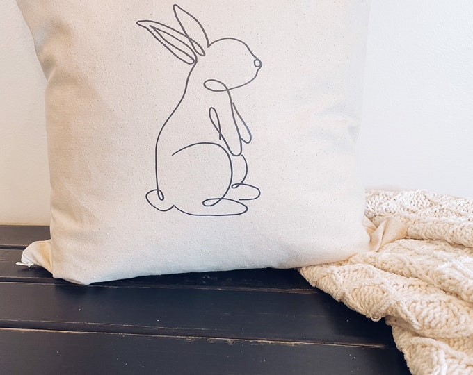 Bunny Rabbit Pillow Cover