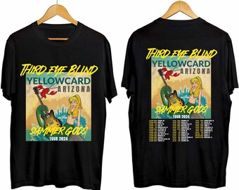 Third Eye Blind 2024 Tour Shirt, 2024 Summer Gods Tour Shirt, Third Eye Blind Band Fan Shirt, Third Eye Blind Summer Gods 2024 Concert Shirt