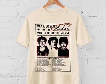 Wallows Model World Tour 2024 Shirt, Wallows Band Fan Shirt, Wallows 2024 Concert Shirt, Model World Tour 2024 Shirt