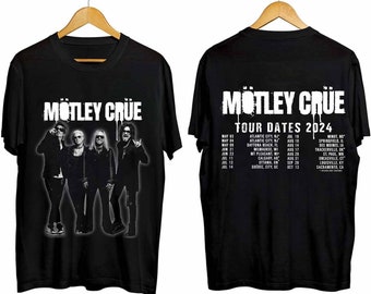 Mötley Crüe 2024 Tour Shirt, Mötley Crüe Band Fan Shirt, Mötley Crüe Concert Shirt, Mötley Crüe Clothing