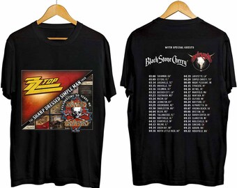 Lynyrd Skynyrd ZZ Top Tour 2024 Shirt, ZZ Top World Tour 2024 Shirt, Lynyrd Skynyrd Tour 2024 Tee, Sharp Dressed Simple Man US Tour Shirt