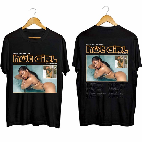 Megan Thee Stallion - Hot Girl Summer Tour 2024 Shirt, Megan Thee Stallion Fan Shirt, Megan Thee Stallion Tour, Hot Girl Summer Concert Tee
