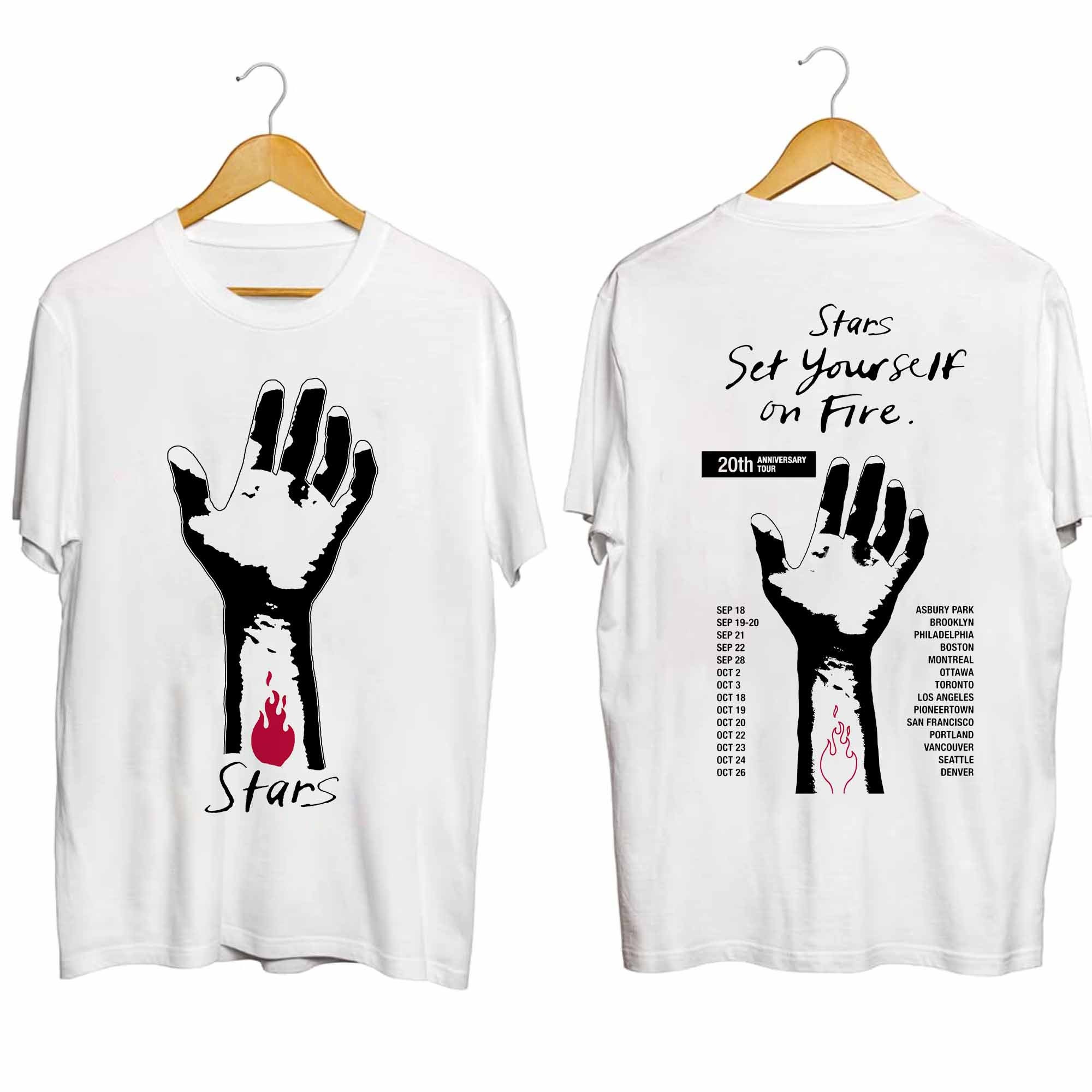 Stars - Set Yourself on Fire 20th Anniversary Tour 2024 Shirt