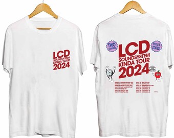 LCD Soundsystem 2024 North American Tour Shirt, LCD Soundsystem Band Fan Shirt, LCD Soundsystem 2024 Concert Shirt