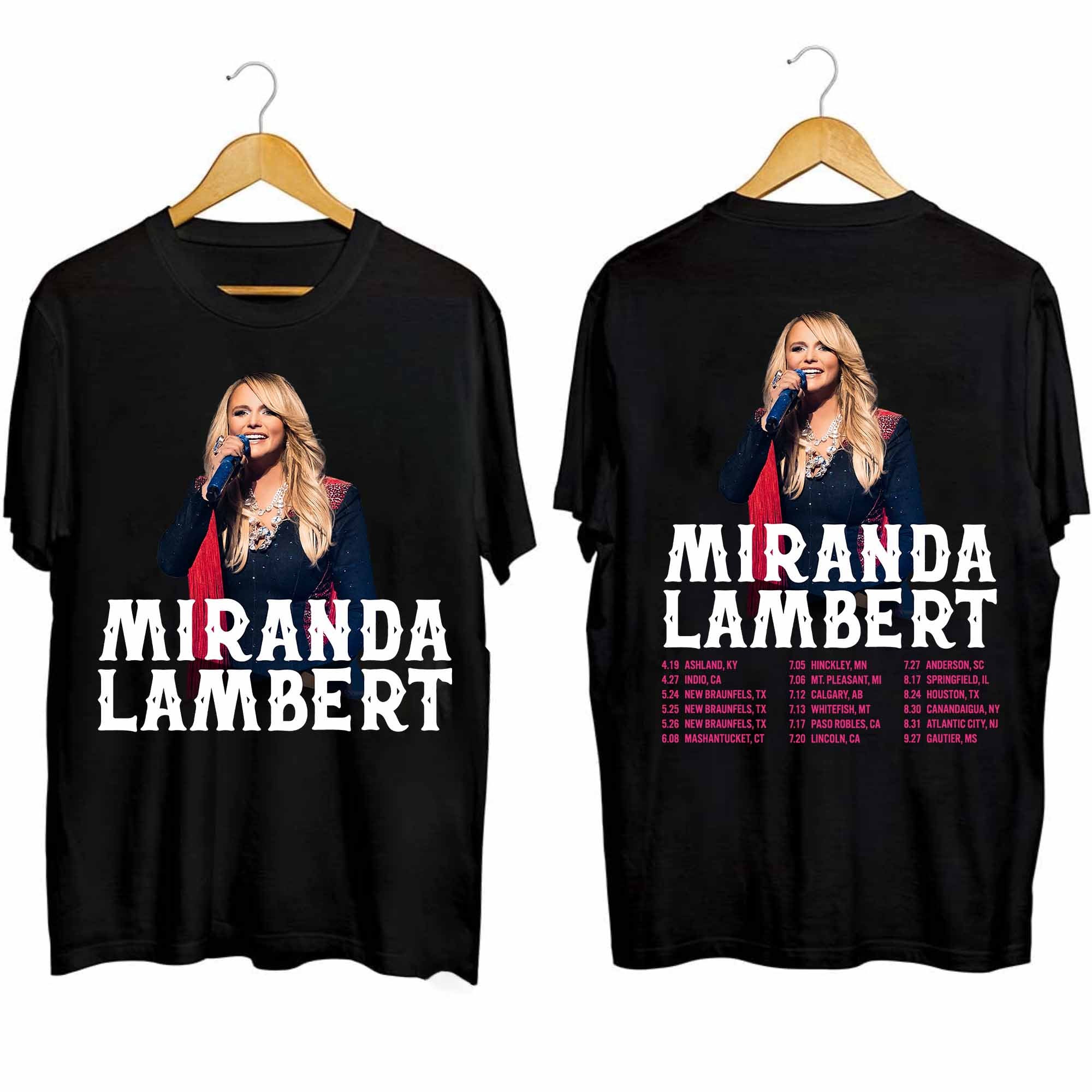 Miranda Lambert 2024 Tour Shirt, Miranda Lambert Fan Shirt