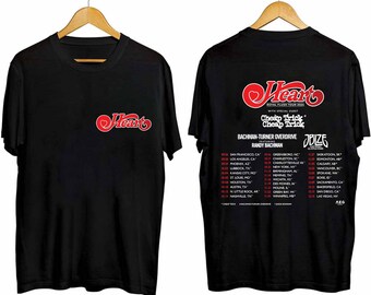 Heart 2024 Fall Tour Shirt, Heart Band Fan Shirt, Heart 2024 Fall Concert Shirt, Heart Rock Band Royal Flush Tour Shirt