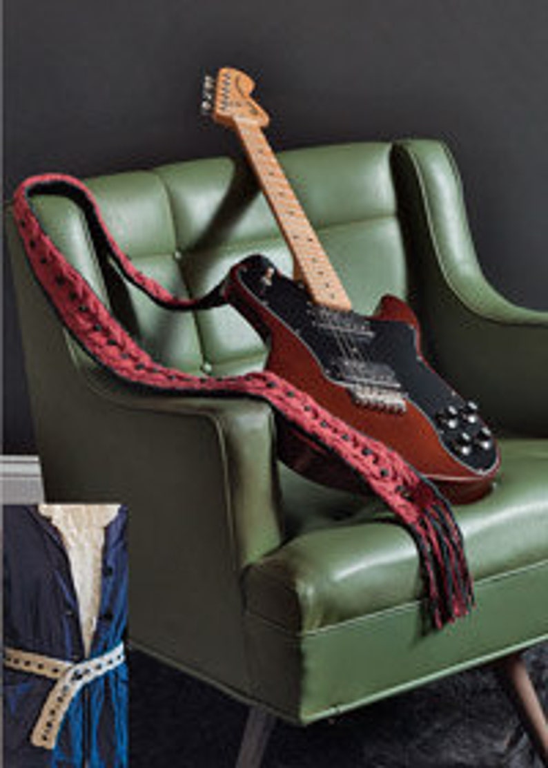 Hendrix Guitar Strap KNITTING PATTERN From Great Little Gifts to Knit