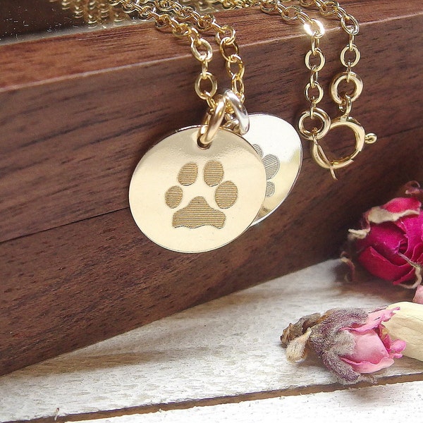 Pet memorial necklace, Real paw nose print charm necklace, gift for Dog friends, Pet loss jewelry, Custom actual paw print, Dog mom gift