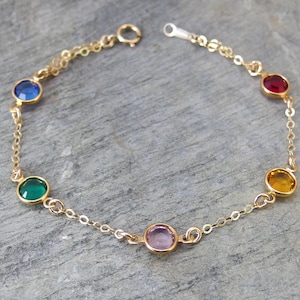 Birthstone bracelet Mother bracelet Mom jewelry Personalized birthstone bracelet Mothers gift Family birthstone grandma bracelet mom gift