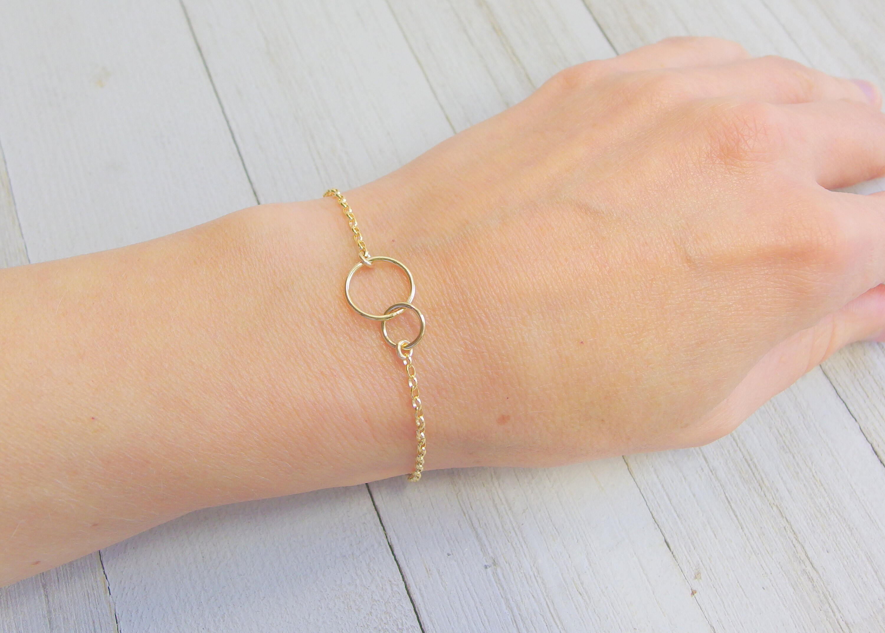 Mom bracelet Gold dainty bracelet for mom Gift from | Etsy