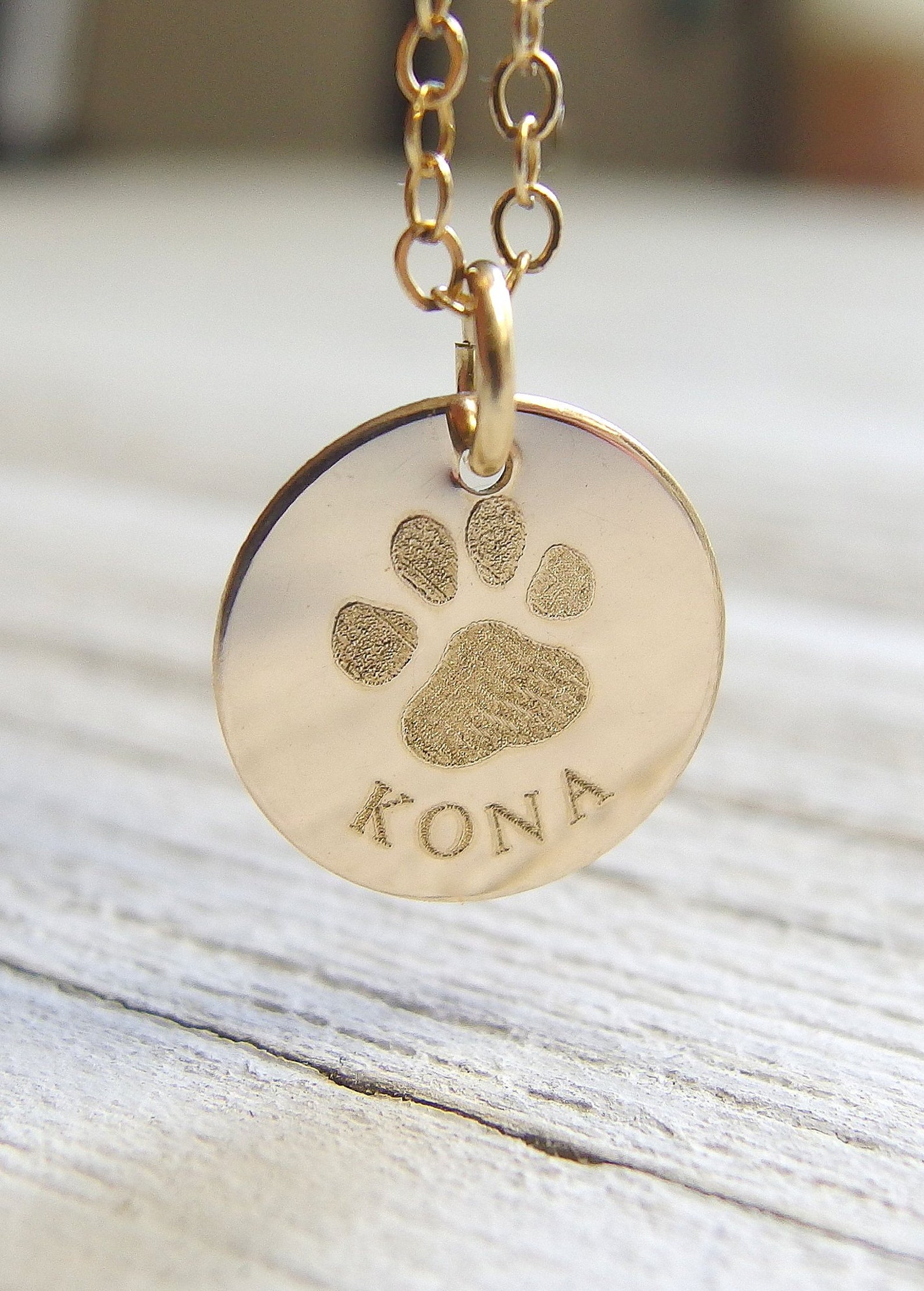 Actual Paw Print Necklace Dog Mom Gift Paw Necklace With Etsy