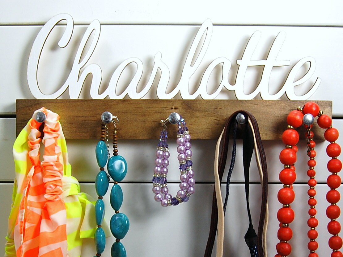 Personalized Script Name Key Holder Etsy