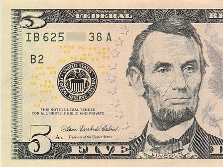 Five Dollar Custom Charge