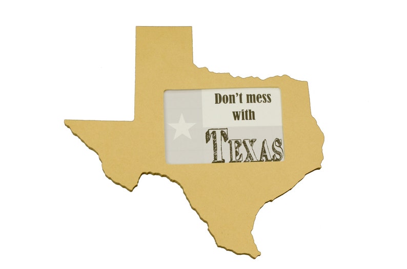 Texas Picture Frame 4x6 Etsy