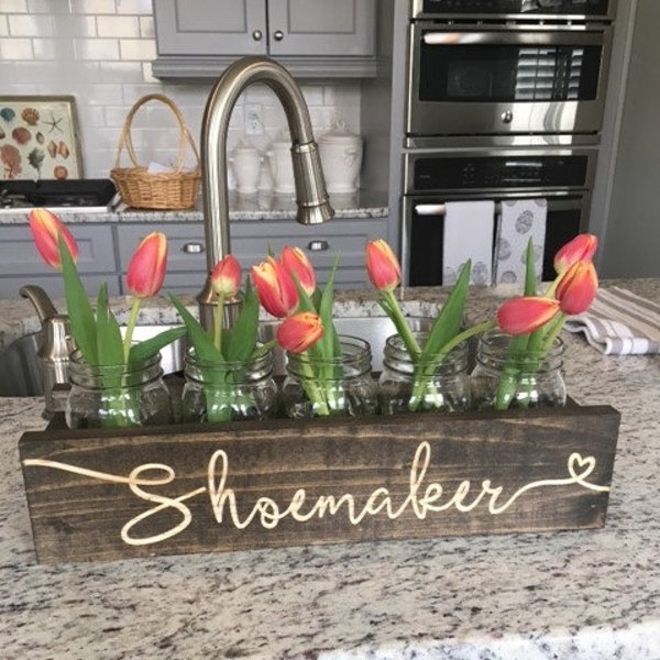 Personalized Wood Centerpiece Box