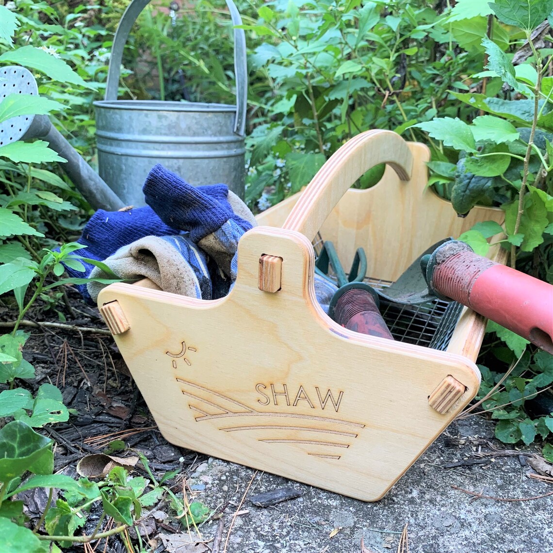 Personalized Harvest Basket Etsy