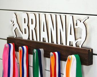 Personalized Volleyball Medal Display- 12 or 20 inch
