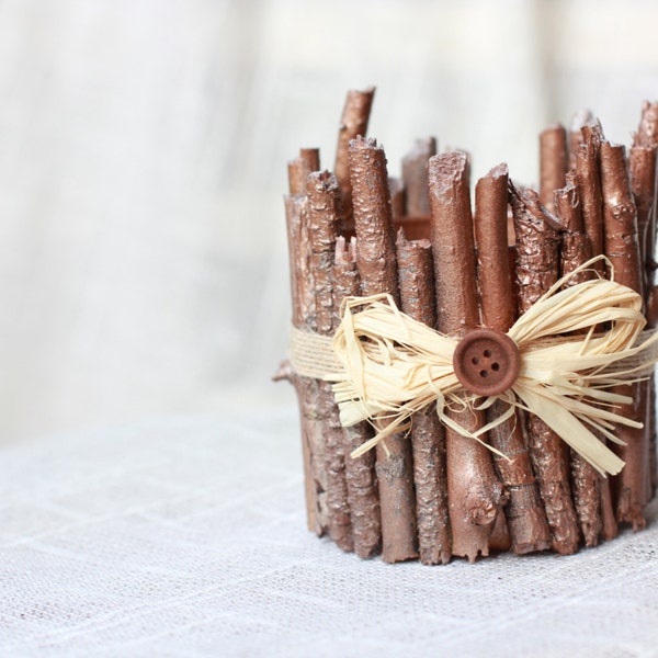 Bronze Candle Holder Etsy