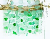 Small Square Sea Glass Mobile / Wall Hanging - Made-to-Order, Assorted Colors