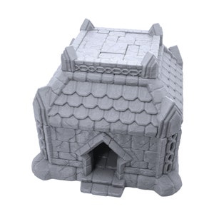 Dwarf Settlement House - DND Terrain Compatible with Dungeons and Dragons, 28mm Miniature Wargaming, Tabletop RPGs