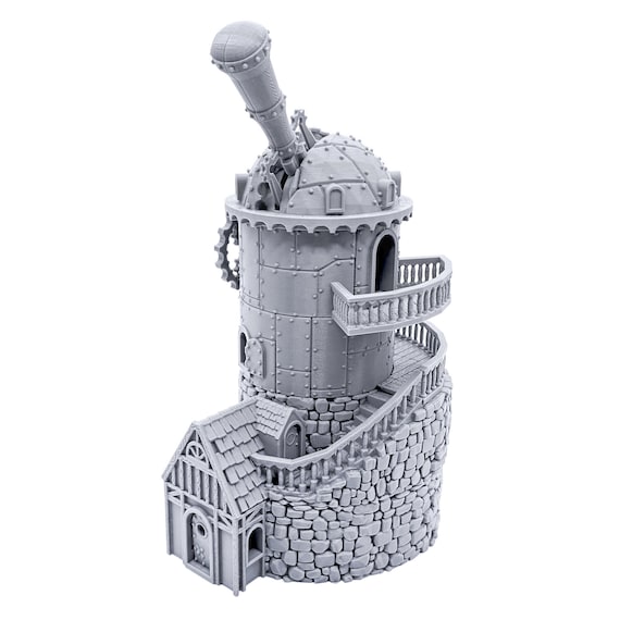 EnderToys Modulare Plasma-Stapel – 3D-gedrucktes RPG-Terrain Für 28-mm-Miniaturen – Futuristische Maschinenteile & Stromerzeuger