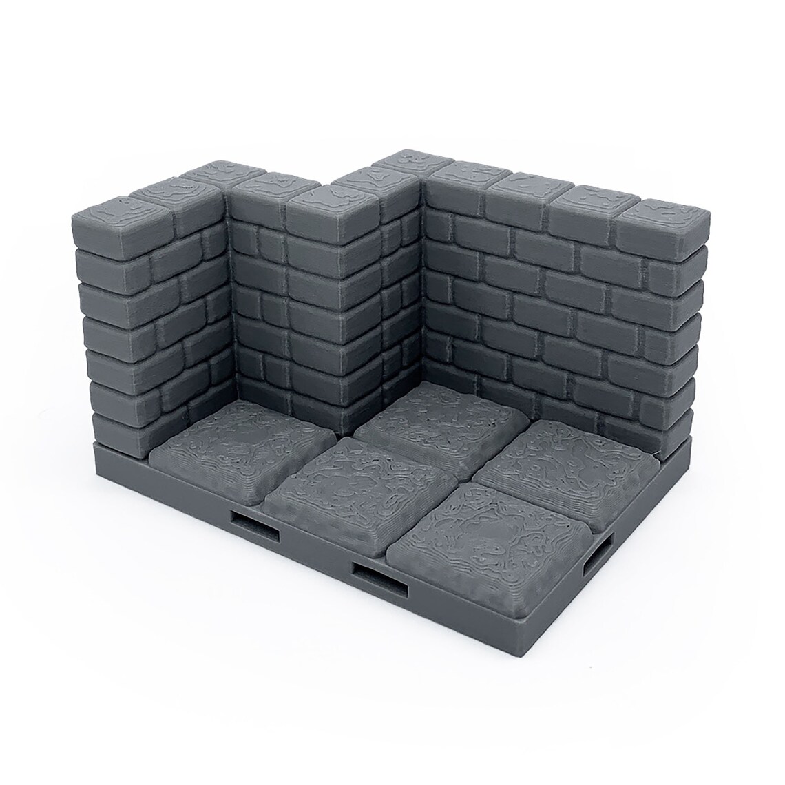 Deluxe Locking Dungeon Tiles Set - 3D Printed Terrain For Tabletop RPGs, 28mm Miniatures, Unpainted - View #9