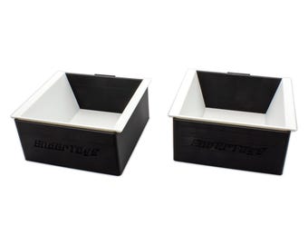 Scan Station Bins (2pcs) - TCG Scanner Stand for Sleeved and Unsleeved MTG Trading Cards - Best with Manabox App