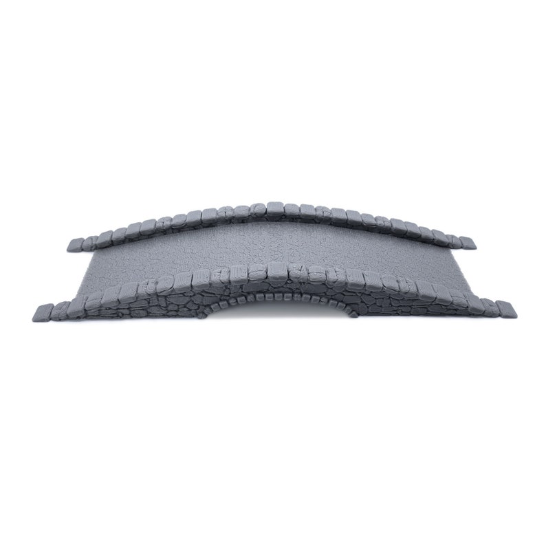3D Printed Tabletop RPG Scenery and Wargame Terrain for 28mm Miniatures Cobblestone Bridges