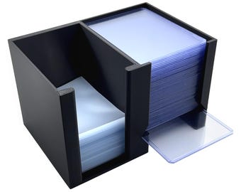 Trading Card Sleeve & Toploader Storage Caddy: Gravity Feed Dispenser